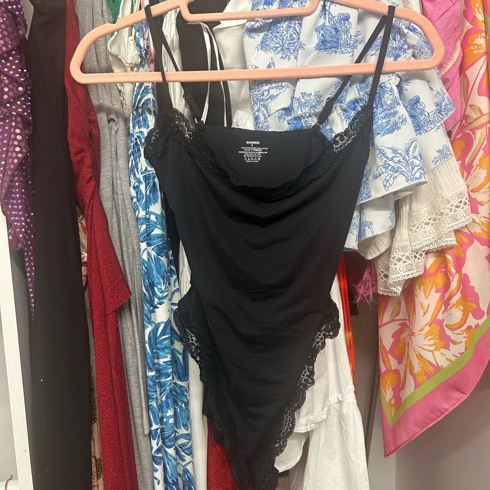 Skims D*pe Black Bodysuit Lace